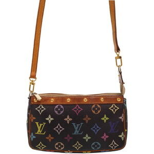 Louis Vuitton Monogram Multicolore Multicolor Pochette Accessoires strap